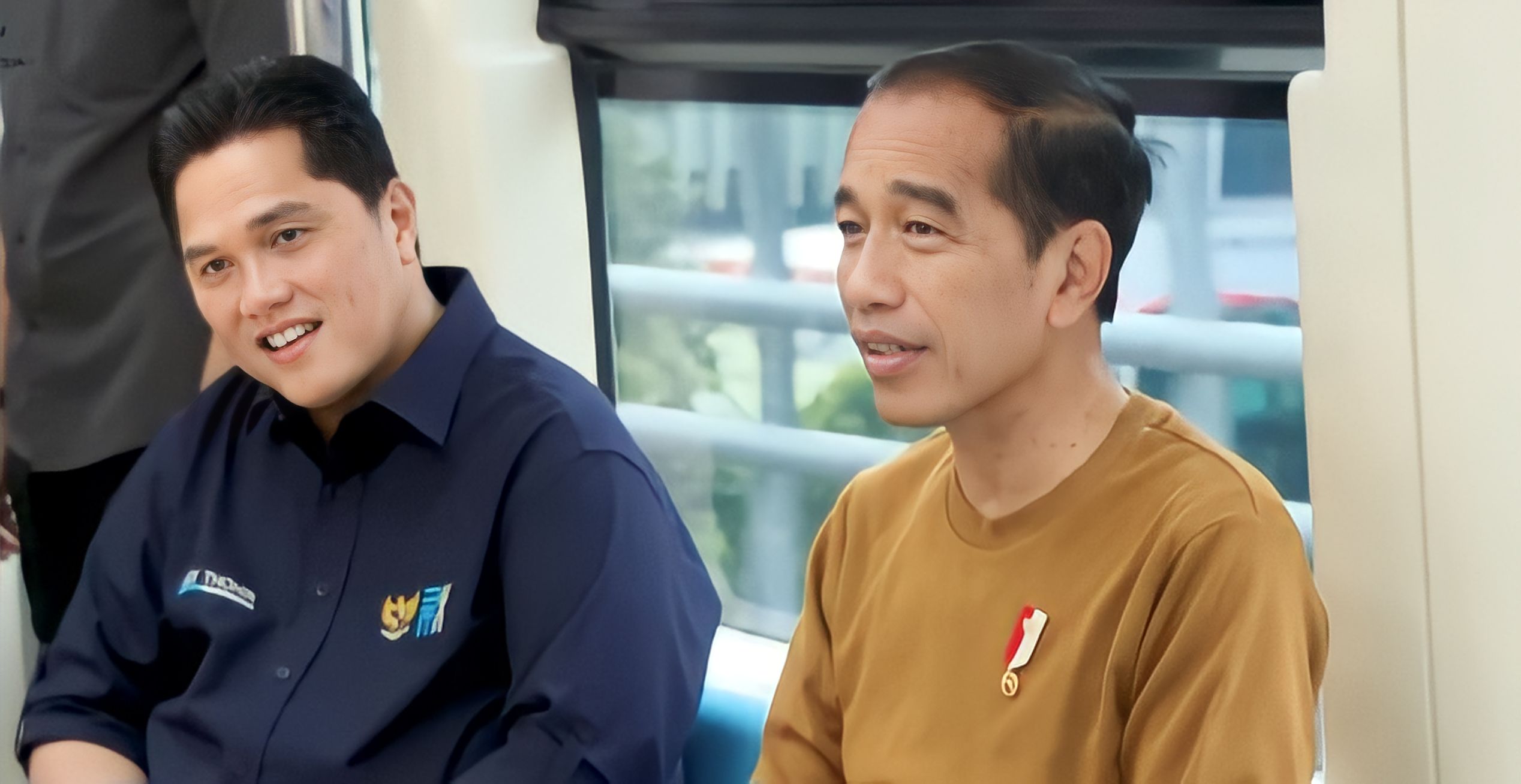 Jokowi Tiga Kali Menjajal Kereta Ringan atau Light Rail Transit Jabodebek