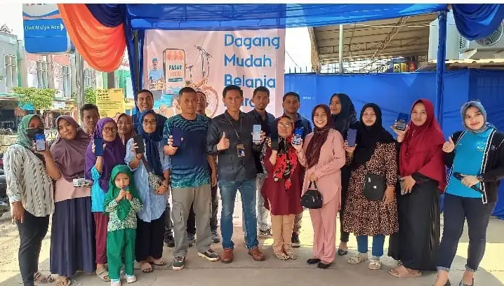 Dorong Inklusi Keuangan, BRI Unit Mulya Asri Launching Program Dagang Mudah Belanja Murah