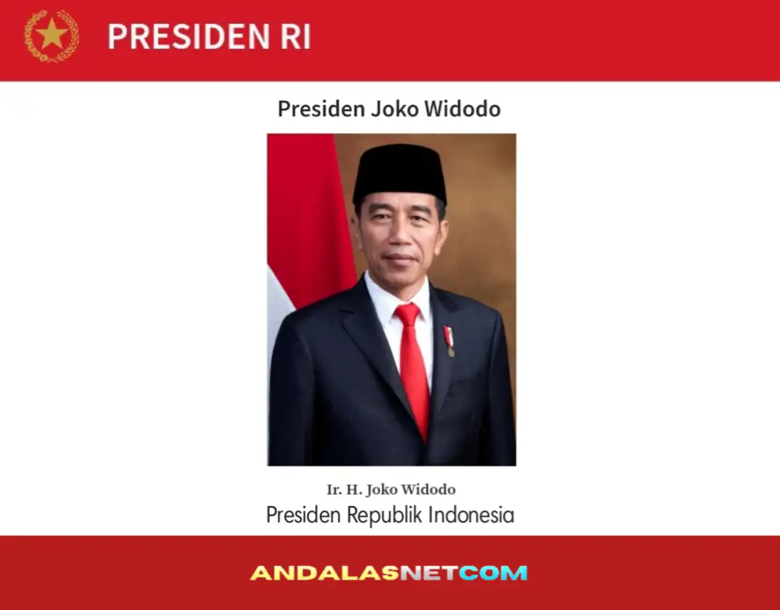 Presiden Republik Indonesia ke-7 Ir. H. Joko Widodo