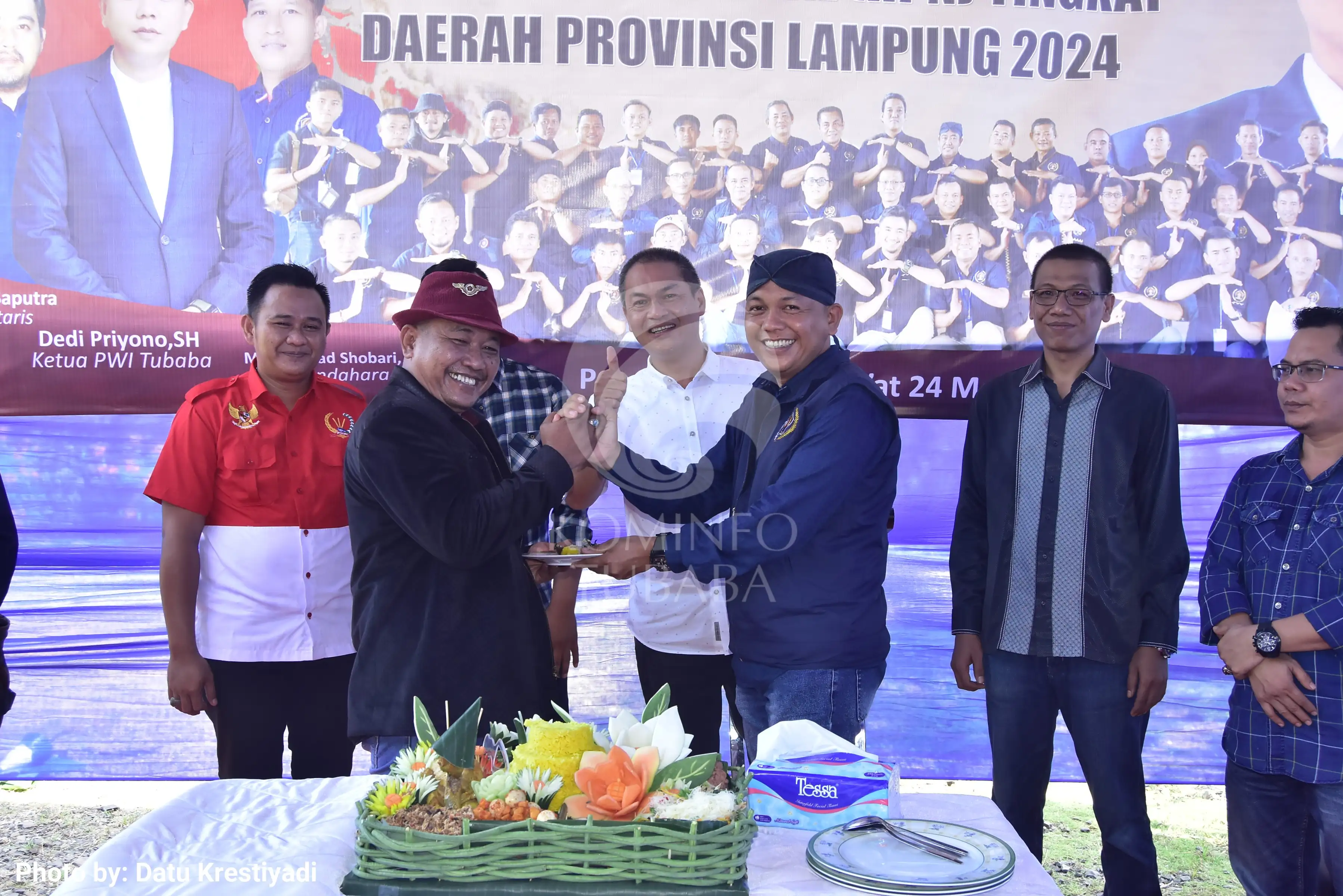 Sekda Novriwan Jaya Sampaikan Rasa Bangga Atas Kebersamaan Pers Di Tubaba