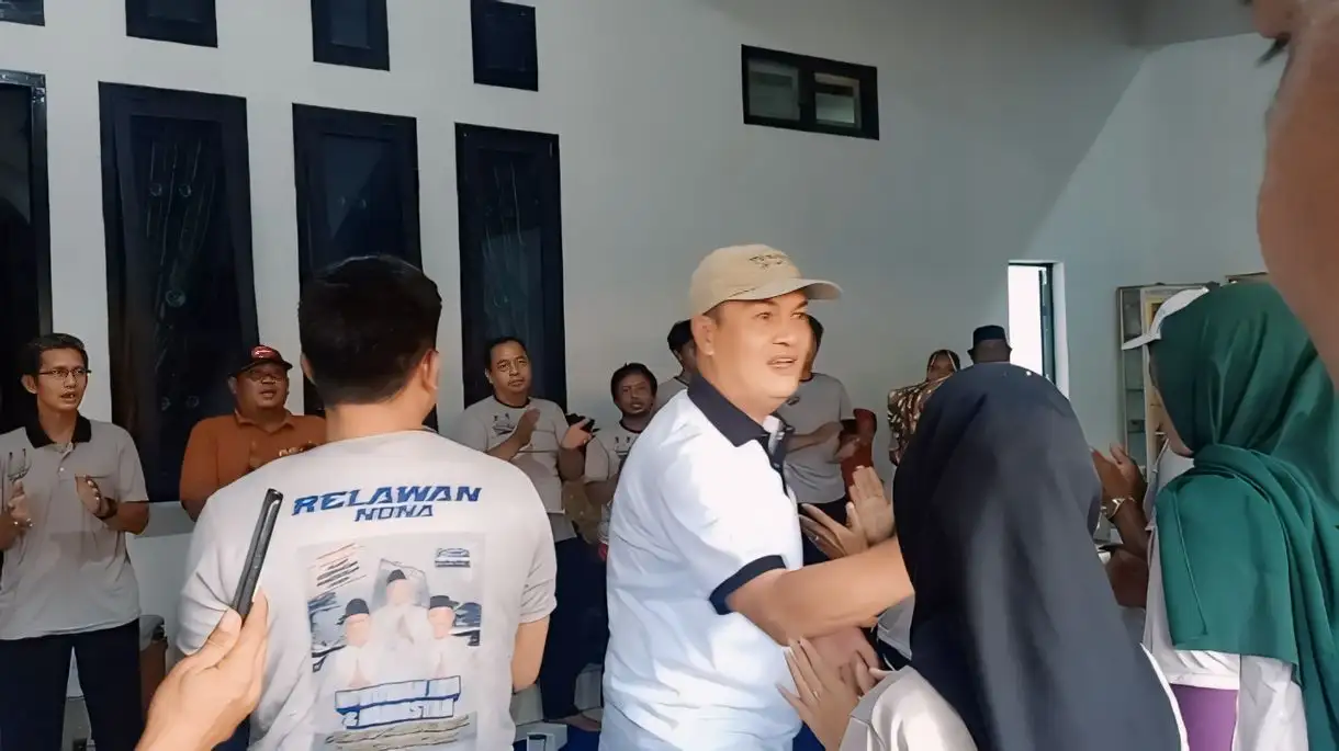 Nopriwan Jaya Kukuhkan Ratusan Relawan Nona Tim Pemenangan Kecamatan Tulang Bawang Tengah Tingkat Korcam, Kordes Dan Korlap