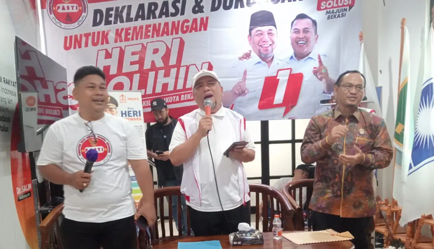 PASTI Deklarasi Dukung Heri Sholihin sebagai Calon Walikota Bekasi
