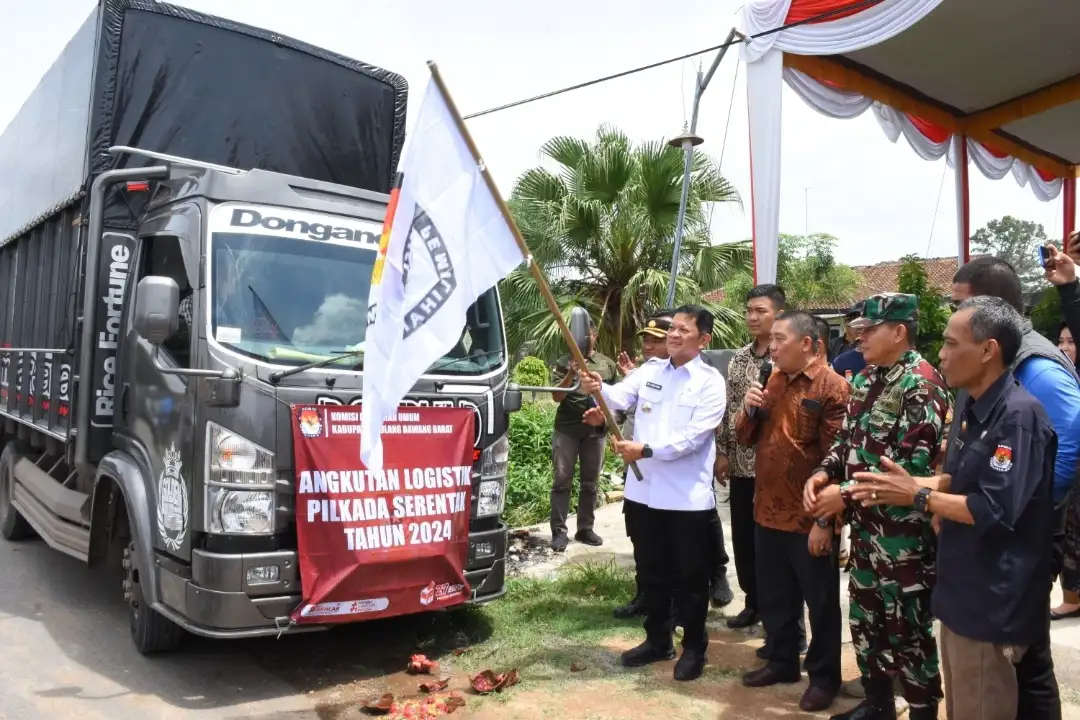 Peluncuran Distribusi Logistik Pilkada, M. Firsada Pastikan Kebutuhan Pemilu Terpenuhi