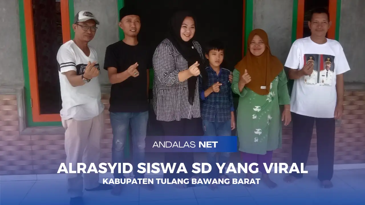 Cek Fakta !! Founder Andalas Media Group & 'NoNa' Kunjungi Alrasyid Siswa SD Yang Viral