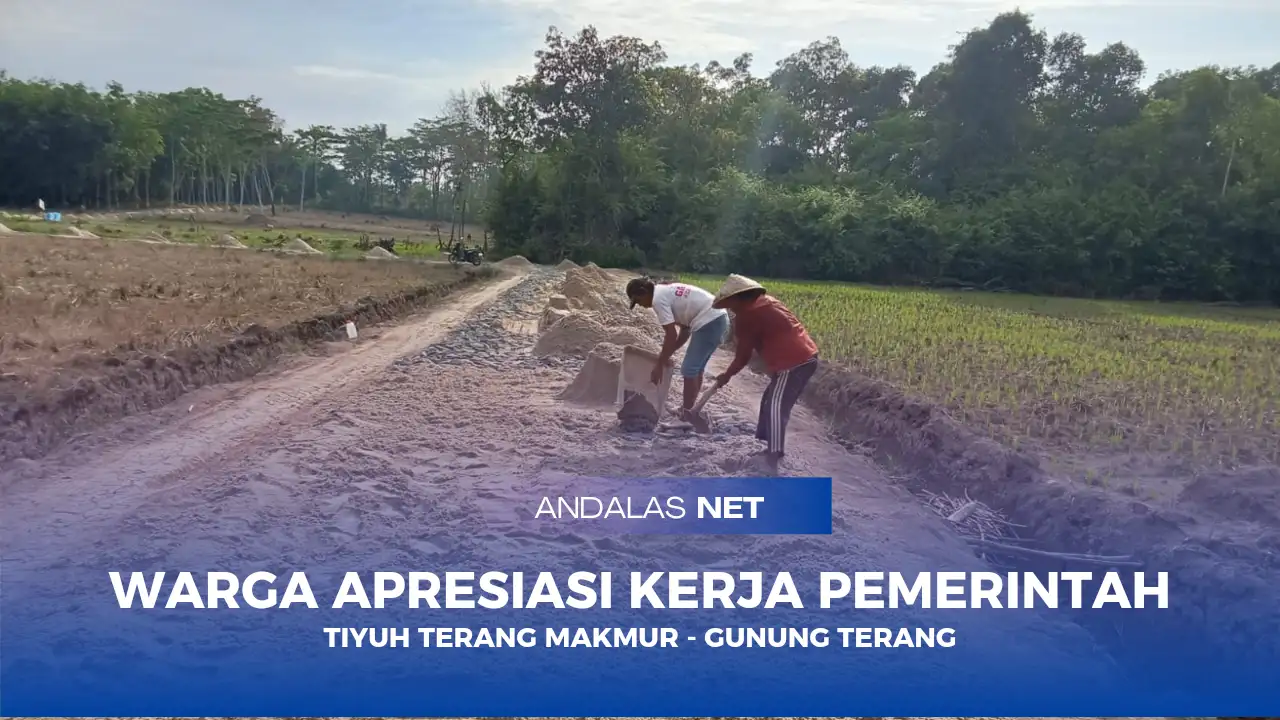 Warga Tiyuh Terang Makmur Kecamatan Gunung Terang Sangat Mengapresiasi Program Pembangunan di Desanya
