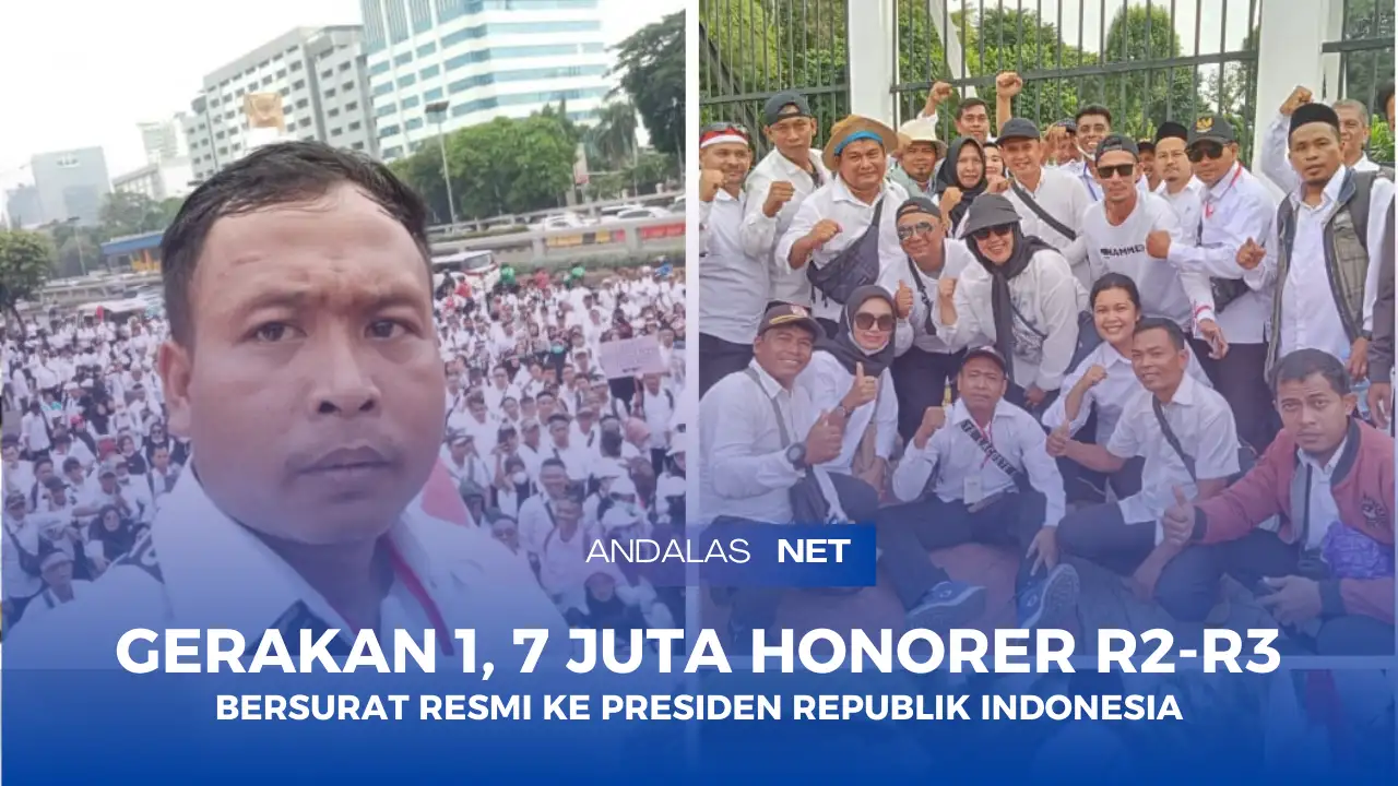 Gerakan 1,7 Juta Honorer R2-R3, Bersurat Resmi Kepada Presiden RI Prabowo Subianto
