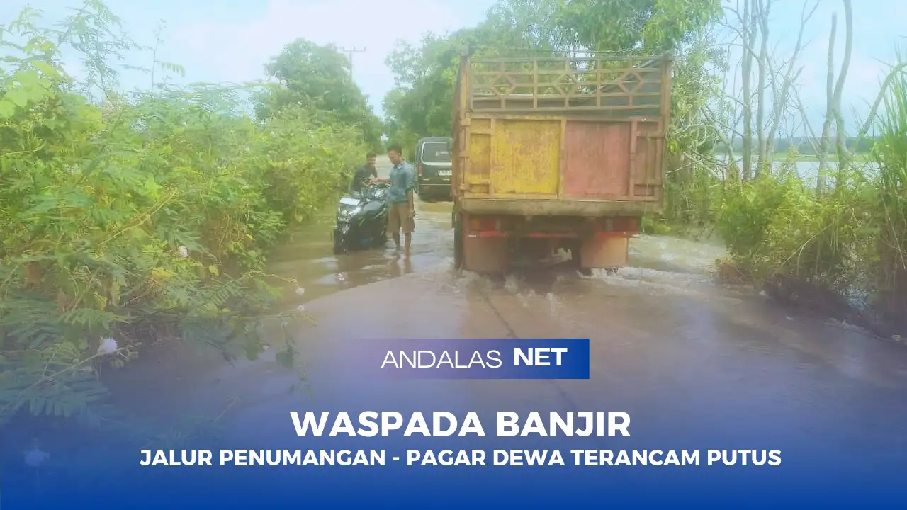 Waspada Banjir, Jalur Penumangan Pagar Dewa Terancam Putus