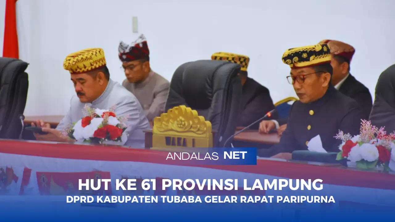 DPRD Tulang Bawang Barat Gelar Paripurna HUT Ke-61 Provinsi Lampung
