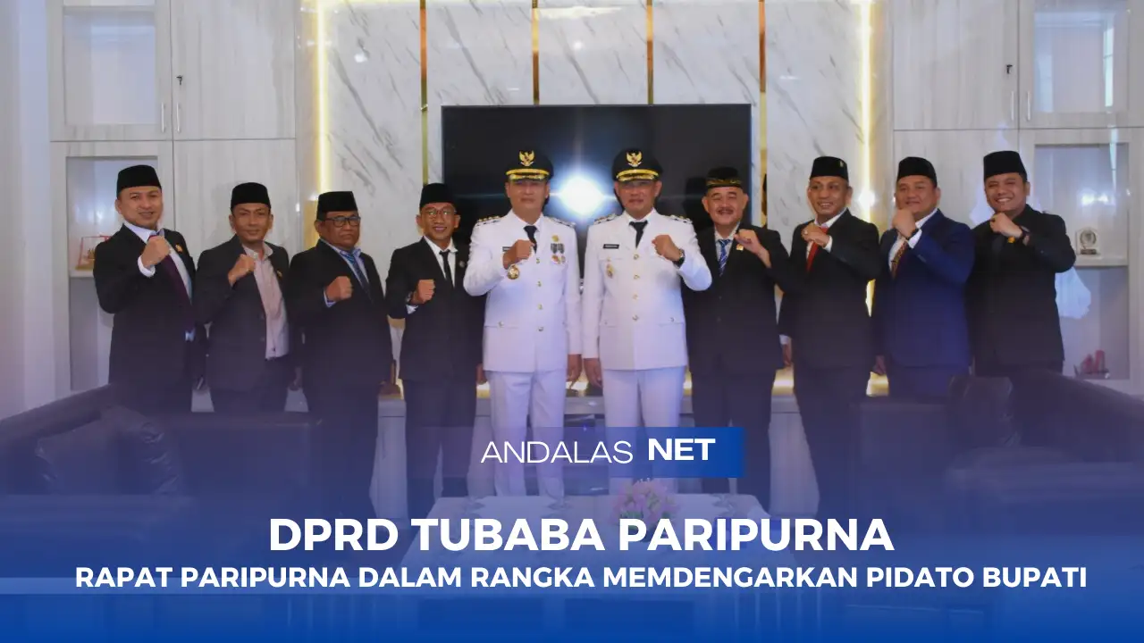 DPRD Kabupaten Tulang Bawang Barat Mengelar Rapat Paripurna Dalam Rangka Memdengarkan Pidato Bupati Ir. Novriwan Jaya Priode 2025-2030