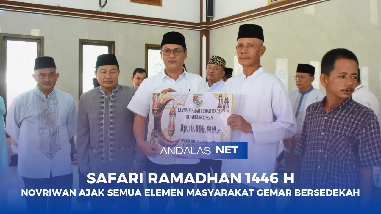 Kunjungan Safari Ramadhan, Novriwan Jaya Ajak Semua Elemen Masyarakat Gemar Bersedekah
