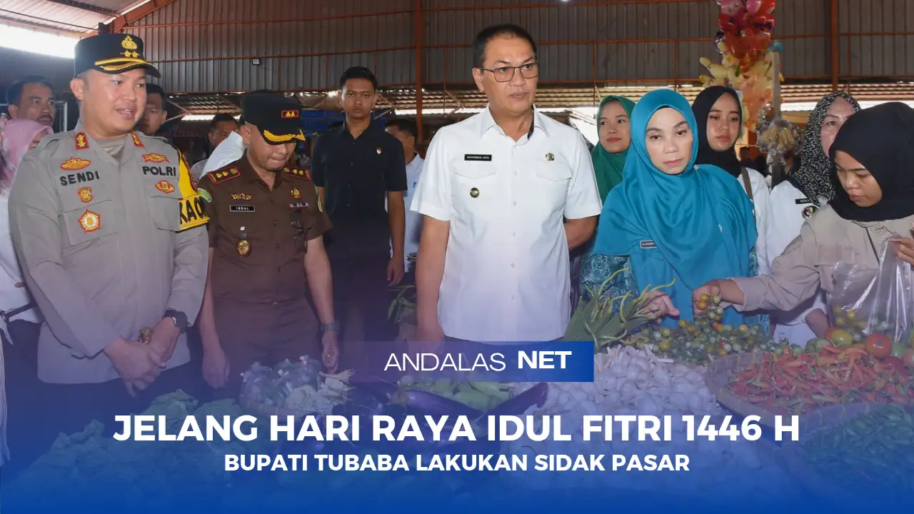 Pastikan Ketersediaan dan Stabilitas Harga Bahan Pokok, Bupati Tubaba Lakukan Sidak Pasar