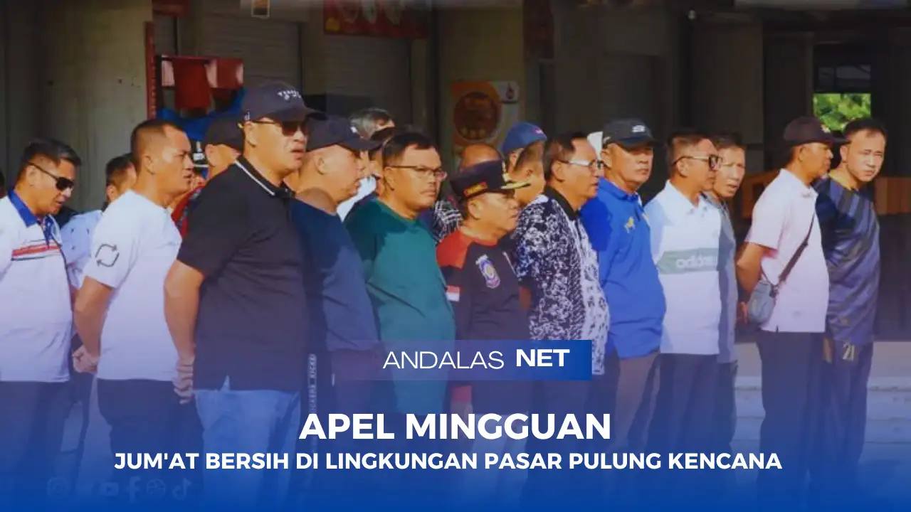 Pemkab Tubaba Gelar Jumat Bersih, Seusai Apel Pagi di Pasar Pulung Kencana