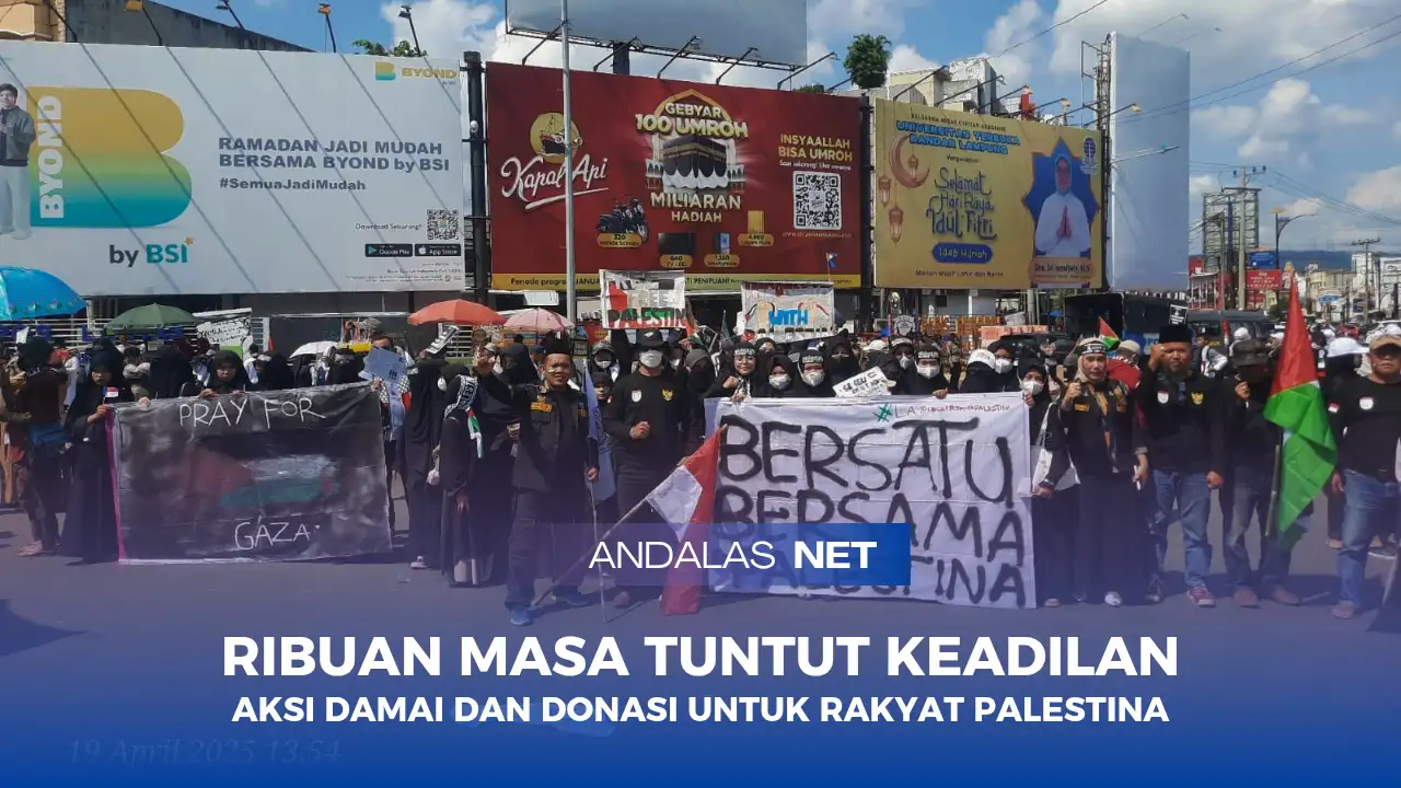PEKAT IB dan Ribuan Massa Lampung Bersatu untuk Palestina: Aksi Solidaritas dan Boikot Produk Israel