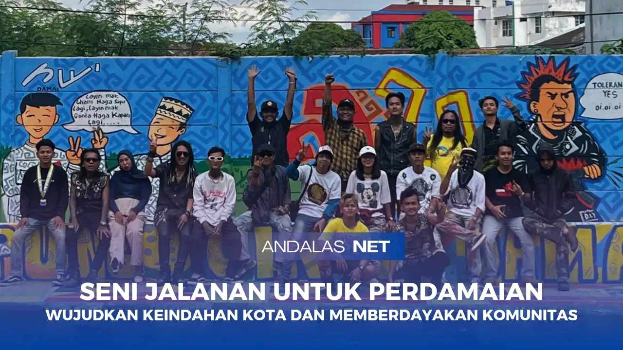 Seni Jalanan untuk Perdamaian: Komunitas Mural Nusantara Art Project dan PMII Gelar Aksi Mural