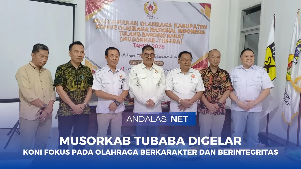 Musorkab Tubaba Digelar, KONI Fokus pada Olahraga Berkarakter dan Berintegritas
