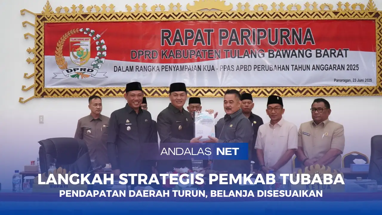 Pendapatan Daerah Turun, Belanja Disesuaikan, Ini Langkah Strategis Pemkab Tubaba