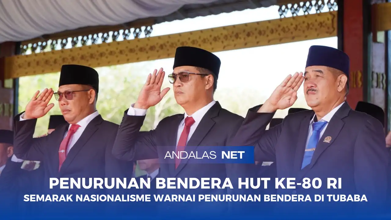 Semarak Nasionalisme Warnai Penurunan Bendera di Tubaba
