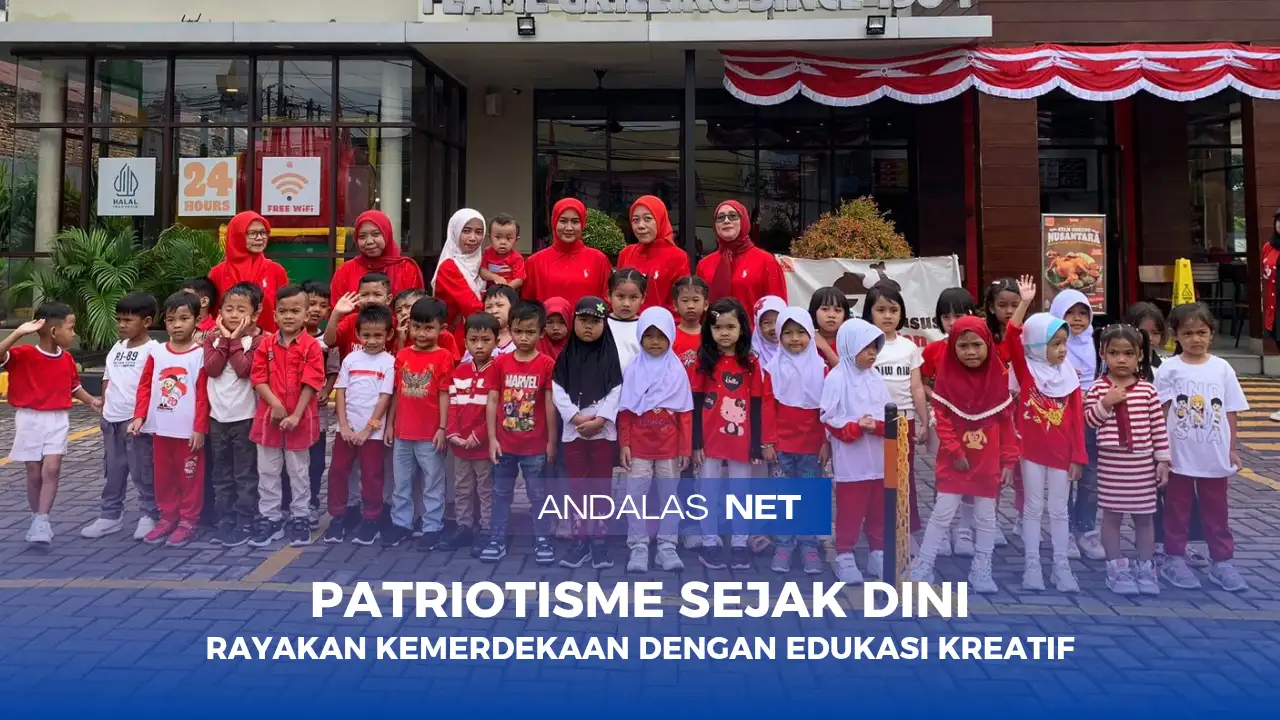 Kreatif Rayakan Kemerdekaan, TK Islam Miftahul Huda Ajak Siswa Belajar di Luar Kelas