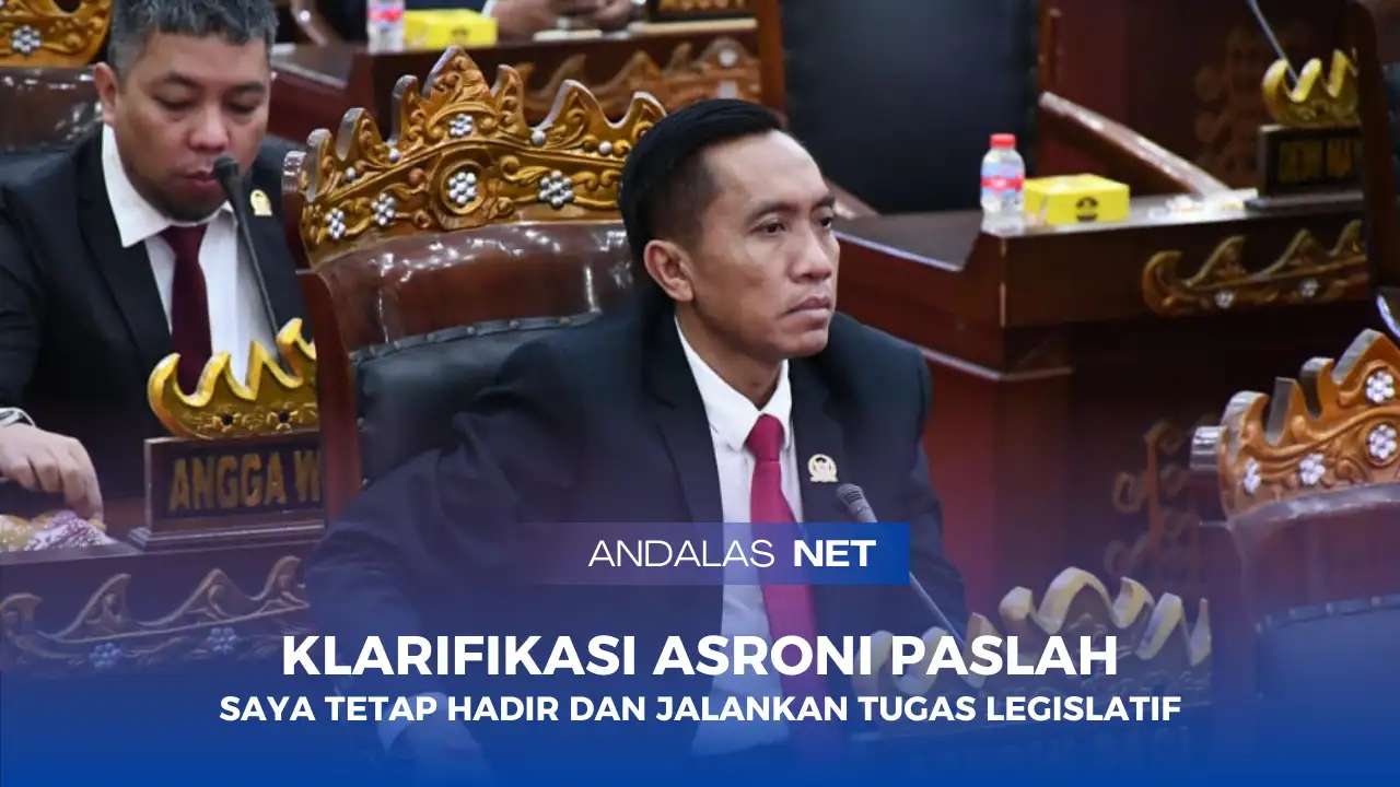 Asroni Paslah Bantah Isu “Raib”, Tegaskan Tetap Aktif di DPRD Bandar Lampung