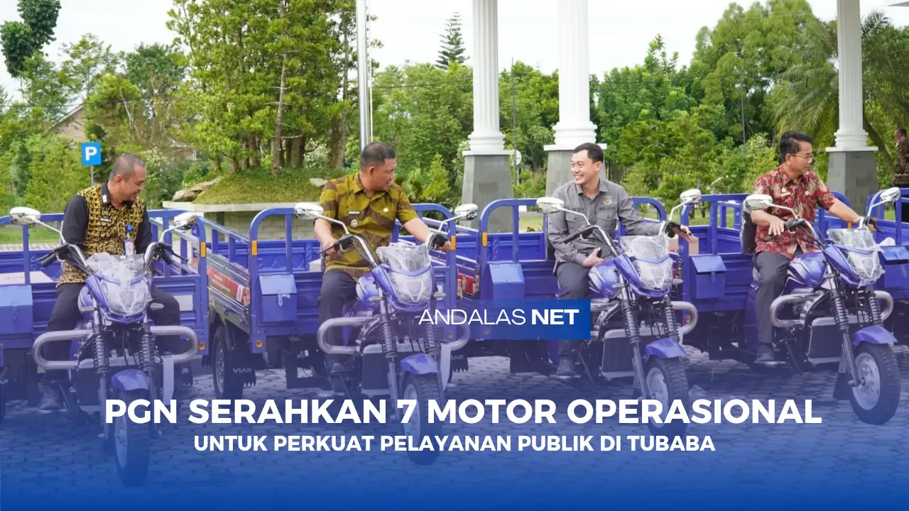 Wabup Nadirsyah Terima Bantuan Motor dari PGN untuk Tingkatkan Layanan Masyarakat