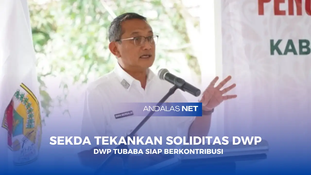 Pengukuhan DWP Tubaba 2024–2029, Sekda Tekankan Soliditas Organisasi
