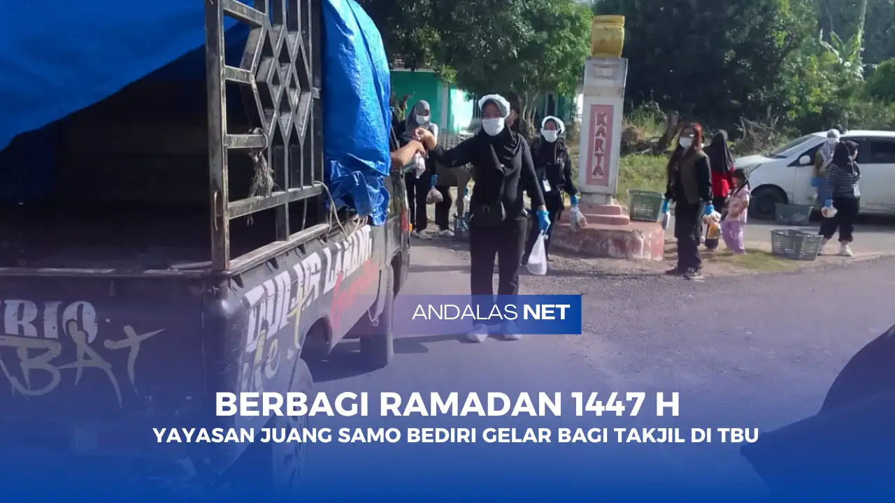 Yayasan Juang Samo Bediri Gelar Bagi Takjil untuk Masyarakat Tubaba