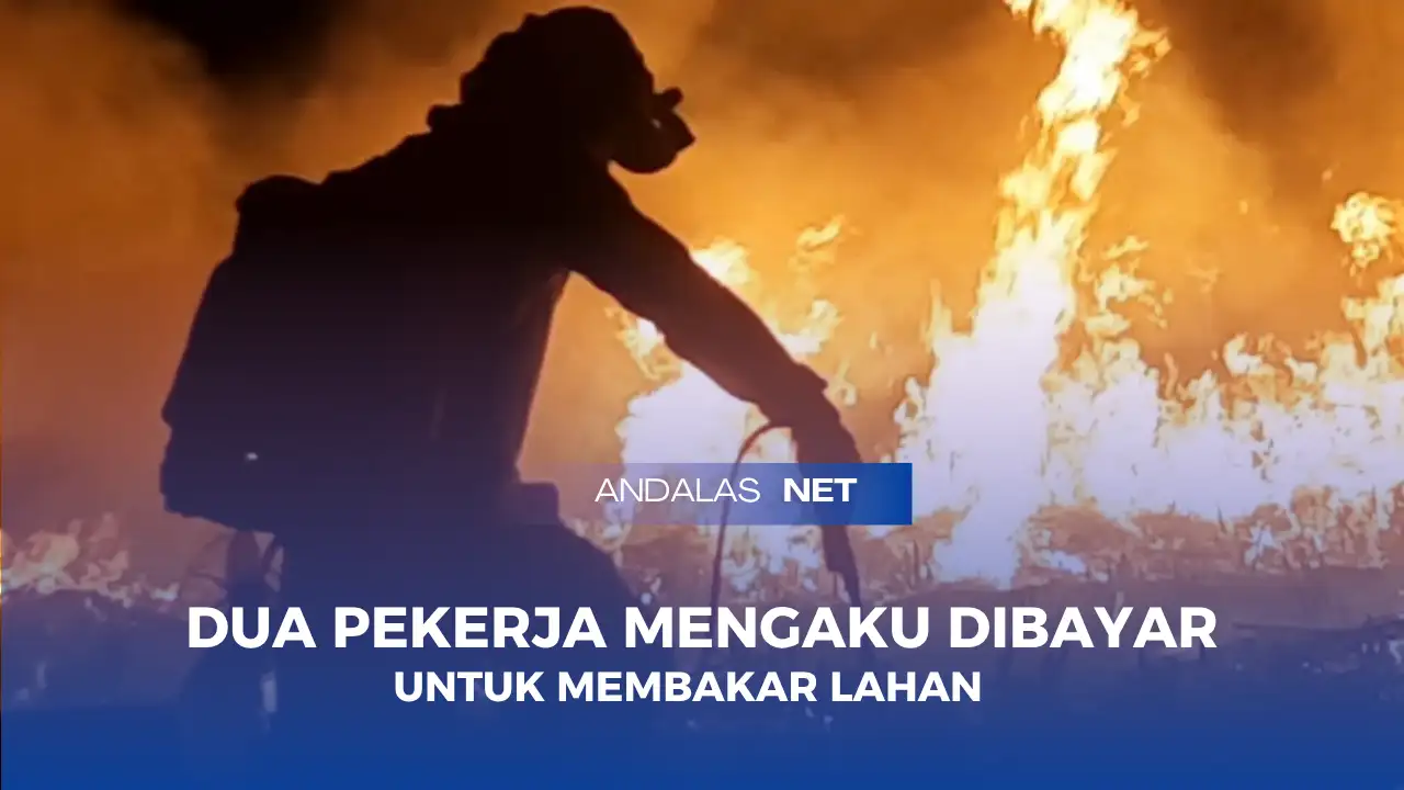 Dua Pekerja Mengaku Dibayar untuk Membakar Lahan